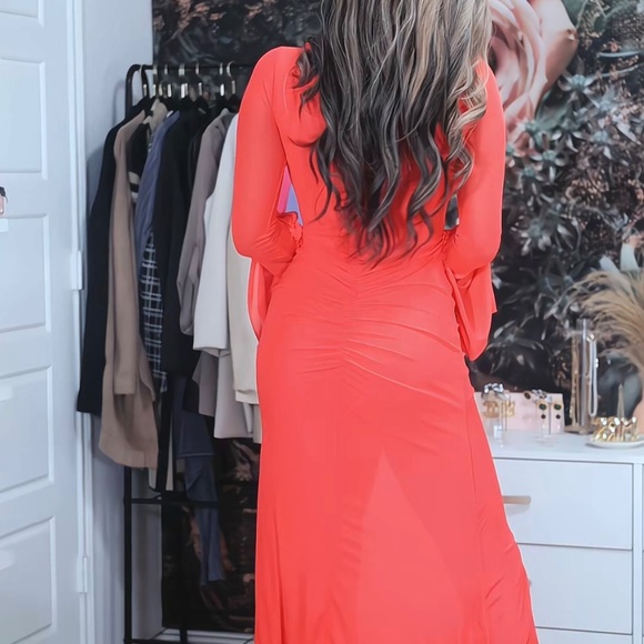 AFRM Cat Micro Ruffle Maxi - Picture 2 of 4